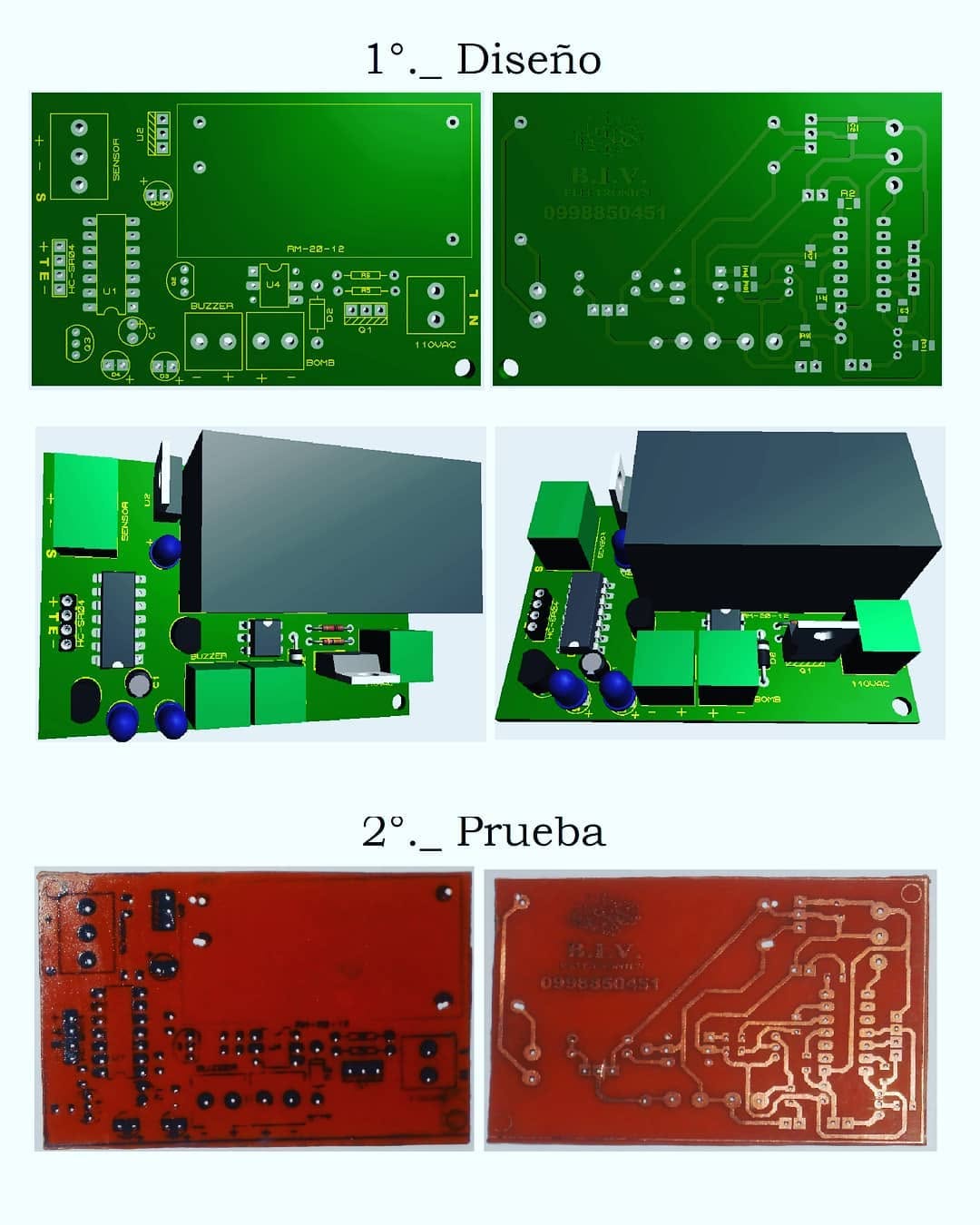 Ejemplo de diseño PCB - BIV Electronics