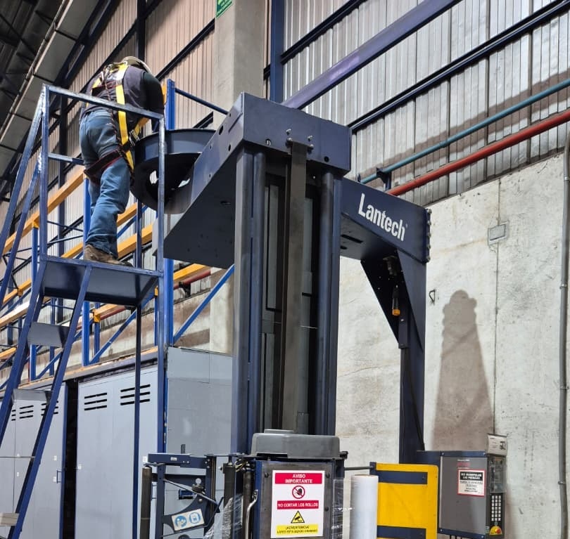 Mantenimiento de envolvedora de pallets